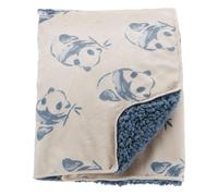 Carter's Manta de felpa con forro acogedor para bebé (azul)