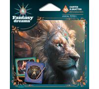 Cartes à gratter étincelantes - Animal totem: Avec 10 cartes et 1 stylet (Fantasy Dreams - Pochette)