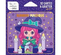 Cartes à gratter Kawaii magique: 10 cartes à gratter dorées (Les Ateliers créa - Pochette)