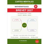CARTES MENTALES Maths 3e Brevet 2027: 50 cartes mentales en couleurs, 50 méthodes pas à pas et 200 exercices corrigés type Brevet - Tout le programme du cycle 4 (MATH CONVERGENCE)