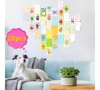 Cartespostales genéricos para - 20 tarjetas postales divertidas de dibujos animados, tarjetas de felicitación con motivos lindos, suministros para que ahorran espacio con ilustraciones