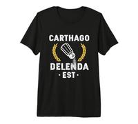 Carthago Delenda EST Carthage Salt SPQR - Camiseta del Imperio Romano Camiseta Premium