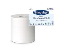 Cartiera Carma 97780 Toalla Secamanos 2 Capas En Rollo, Blanco, Única, Set de 6 unidades