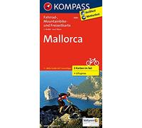Cartina ciclistica n. 3500 Mallorca. Set di 2 cartine. Ediz. multilingue: 2-delige fietskaart 1:75 000
