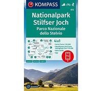 Cartina escursionistica n. 072 Parco Nazionale dello Stelvio: 4in1 Wanderkarte mit Aktiv Guide und Detailkarten inklusive Karte zur offline Verwendung in der KOMPASS-App. Fahrradfahren. Skitouren.