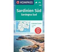 Cartina escursionistica n. 2499 Sardegna Sud; set di 4 cartine: Includes map for offline use in the KOMPASS app. Cycling.