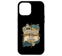 Cartography Is My Cardio Funny Map Lover Geographer Carcasa para iPhone 12 Pro MAX