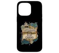 Cartography Is My Cardio Funny Map Lover Geographer Carcasa para iPhone 14 Pro MAX