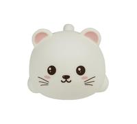 Cartomania Lámpara de silicona «feel at home» con diseño de gato, luces RGB, 7 colores diferentes, paquete personalizado, para niños y adultos, idea de regalo