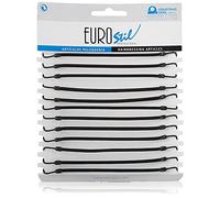 Eurostil - 00858 - Cartón 12 gomas c/gancho negro