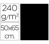 Cartón 240 Gr 50X65 cm Negro