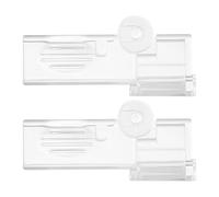 Carton Milk Clip, Leakproof Bag Sealer, Liquid Closure Set, 2.95x1.06x0.51 Inches 180° Rotating Lid Lock, 2-Piece Reusable Food Seal Clip for Travel, Fridge, Dorm, Pantry, Studio, Kitchen Use