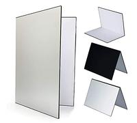 Cartón Reflector Plegable 3 en 1 para Fotografía - Reflector de Luz para Comida, Naturaleza, Joyería de Mesa y Alimentos