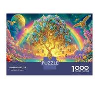 Cartón Resistente 1000 Piezas Mythical Shimmering Waves - Juego Educativo De Descompresión Fantasy Tree para Niños Principiantes & Genial Idea De Regalo 38x26cm/1000pcs
