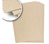 Cartón rígido compacto 2,5 mm, 1600 g/m², 26x38 cm, Cartón duro Prensado, para Encuadernar, Scrapbook, manualidades. Pack 10 Láminas (260x380 mm)