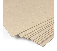 Cartón rígido compacto 2,5 mm, 1600 g/m², A4, Cartón duro Prensado, para Encuadernar, Scrapbook, manualidades, plantillas. Pack 10 Láminas (210x297 mm,A4)