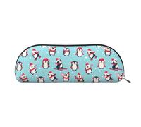 Carton Tono Gato Impresión Bolsa de Maquillaje Bolsa de Maquillaje Bolsas Cosméticas Viaje Bolsa de Almacenamiento Bolsa de Inodoro Recepción Bolsas Lápiz Lápiz Bolsa de Lápiz Bolsa Navidad Pingüinos