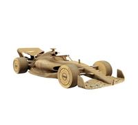 CARTONIC Auto da Corsa Puzzle 3D de Cartón - 367 Piezas, 42 × 17 × 10 cm, Material Reciclado, Escultura DIY para Pintar, Idea de Regalo