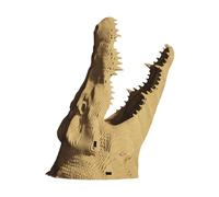 Juego de rompecabezas 3D CARTONIC - Modelo de cocodrilo de cartón reciclado - Actividad divertida y cautivadora para todas las edades,CARTCROC