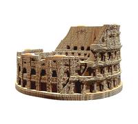 Cartonic - Coliseo - Roma - Italy - Constructor de cartón 3D - Modelo dimensional - Regalo para adultos y niños - Figura arquitectónica - Conjunto de rompecabezas
