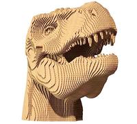 CARTONIC Juego de rompecabezas 3D - T-REX - Puzzle 3D de cartón - El cartón se transforma en una figura en relieve - todas las edades - 72 piezas Cardboard 3D Jigsaw Puzzle…