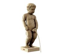 CARTONIC Manneken PIS Puzle 3D de cartón - 161 piezas, 30 × 13 × 10 cm, hecho de materiales reciclados, kit de bricolaje