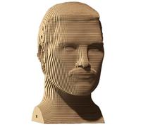 Cartonic - Puzzle 3D de cartón, tema: Escultura de Freddie Mercury, edad a partir de 14 años, 102 piezas, aproximadamente 18 cm de alto