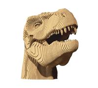 CARTONIC Juego de rompecabezas 3D - T-REX - Puzzle 3D de cartón - El cartón se transforma en una figura en relieve - todas las edades - 72 piezas Cardboard 3D Jigsaw Puzzle…