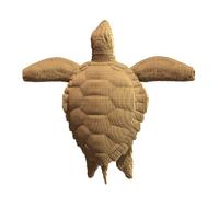CARTONIC Tortuga Marina Puzzle 3D de Cartón - Maqueta para Montar