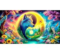 Cartoon 1000 Piezas Puzzle para Adultos y niños de 12 años y más Papel Reciclado Juego Familiar Divertido & desafiante 38x52cm/1000pcs