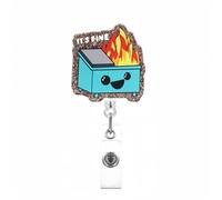 Cartoon Acrílico Retráctil Con Clip De Bolsillo La Correa Acrílicos Para Soporte Profesional Enfermería Doctora