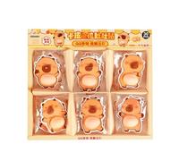 Cartoon Animal 3D Stickers - Soft Touch Decorative Toys, 30 Piece Creative Sticker Set For Kids Crafts, Flexible Bubble Texture Detail, Party Classroom Craft Activities