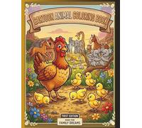 Cartoon Animal Coloring Book: Fun and Creative Illustrations of Farm and Wild Animals for Kids
