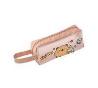 Cartoon Animal Pencil Case Large Capacity Water Resistant Pencil Case Pen Organizers For Student Women Travel Makeup Bag Creative Office Accessories