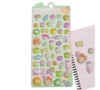 Cartoon Animal Stickers, Funny 3D Reusable Decals, Gentle Craft Adhesive Device, Easy Apply Decorative Extra, Sl reative Design with Modern Style, Professional Solution for Kids Party Classroom