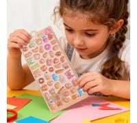 Cartoon Animal Stickers, Funny 3D Reusable Decals, Gentle Craft Adhesive Device, Easy Apply Decorative Extra, Sl reative Design with Modern Style, Professional Solution for Kids Party Classroom