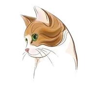 Cartoon Animals Children Temporary Tattoo Sticker Small Waterproof Fake Body Art Tattoos Cute Dog Cat(023)