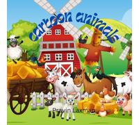 Cartoon Animals: Colorful Funny Domestic Animal Cartoon Characters