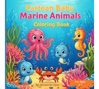Cartoon Baby, Marine Animals, Coloring Book