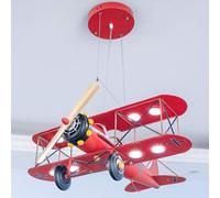 Cartoon Biplane Ceiling Light Fixture, Airplane Chandelier Hanging Lamps and Lanterns,Pendant Ceiling Light