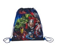 CARTOON Bolsa con correas de cuerda y cierre de cordón bolsa 40 x 35 cm accesorio para niños, Los Vengadores, 40 x 35 cm, Casual