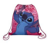 CARTOON Bolsa con correas de cuerda y cierre de cordón bolsa 40 x 35 cm accesorio para niños, Stitch 1, 40 x 35 cm, Casual
