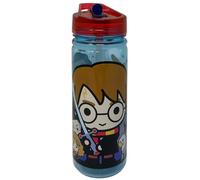 CARTOON Botella de agua Tritan Harry Potter versión chibi ecozen con boquilla plegable para niños 580 ml BPA Free