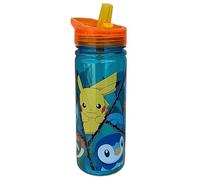CARTOON Botella de tritan Pikachu Pokémon Ecozen con boquilla plegable para niños 580 ml BPA Free