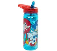 CARTOON Botella Tritan erizo supersónico con boquilla plegable para niños 580 ml BPA Free