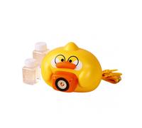 Cartoon Camera Shaped Bubble Machine for Kids Electric Rich Bubble Blowing Toy with Lanyard & Bubble Water New