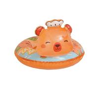 Cartoon Capybara Floats, Kids Raft Ring, 24 Inches Swimming Float with Inflatable Design, Durable Pool Toy, Kids Float with Cute Style, Swim Ring for Girl Boy
