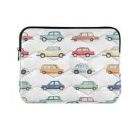 Cartoon Cars Collection - Fundas impermeables para laptop de 13 a 14 pulgadas, con cremallera, para mujeres y hombres