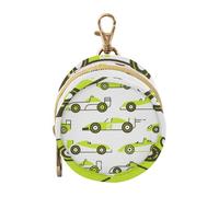 Cartoon Cars - Estuche de almacenamiento para chupete de bebé con cremallera y clip, monedero para cambiar llaves, artículos neutros para bebés