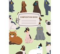 Cartoon Cat Notebook: Cute Lined Journal with Cartoon Cats | 100 pages for School Notes, journaling or doodling.